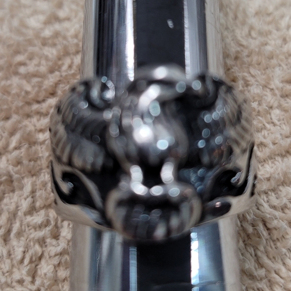 Men's Stainless Steel Eagle Ring - Picture 7 of 7